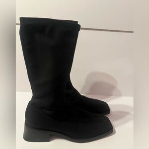 NEW Vagabond Blanca Stretch Boots Navy - Size US8.5-9/EU 39